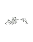 Zilver Gerhodineerd Oorknoppen Dolfijn 1320678 - PansiteNederland.nl