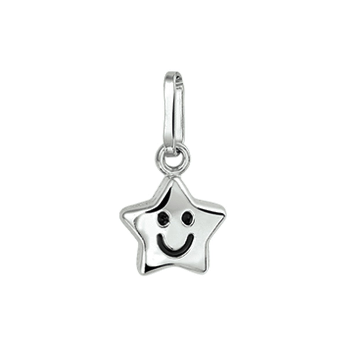 zilver gerhodineerd hanger ster 1320683 - PansiteNederland.nl