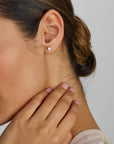 Zilveren oorknoppen zirkonia - PSN1320937