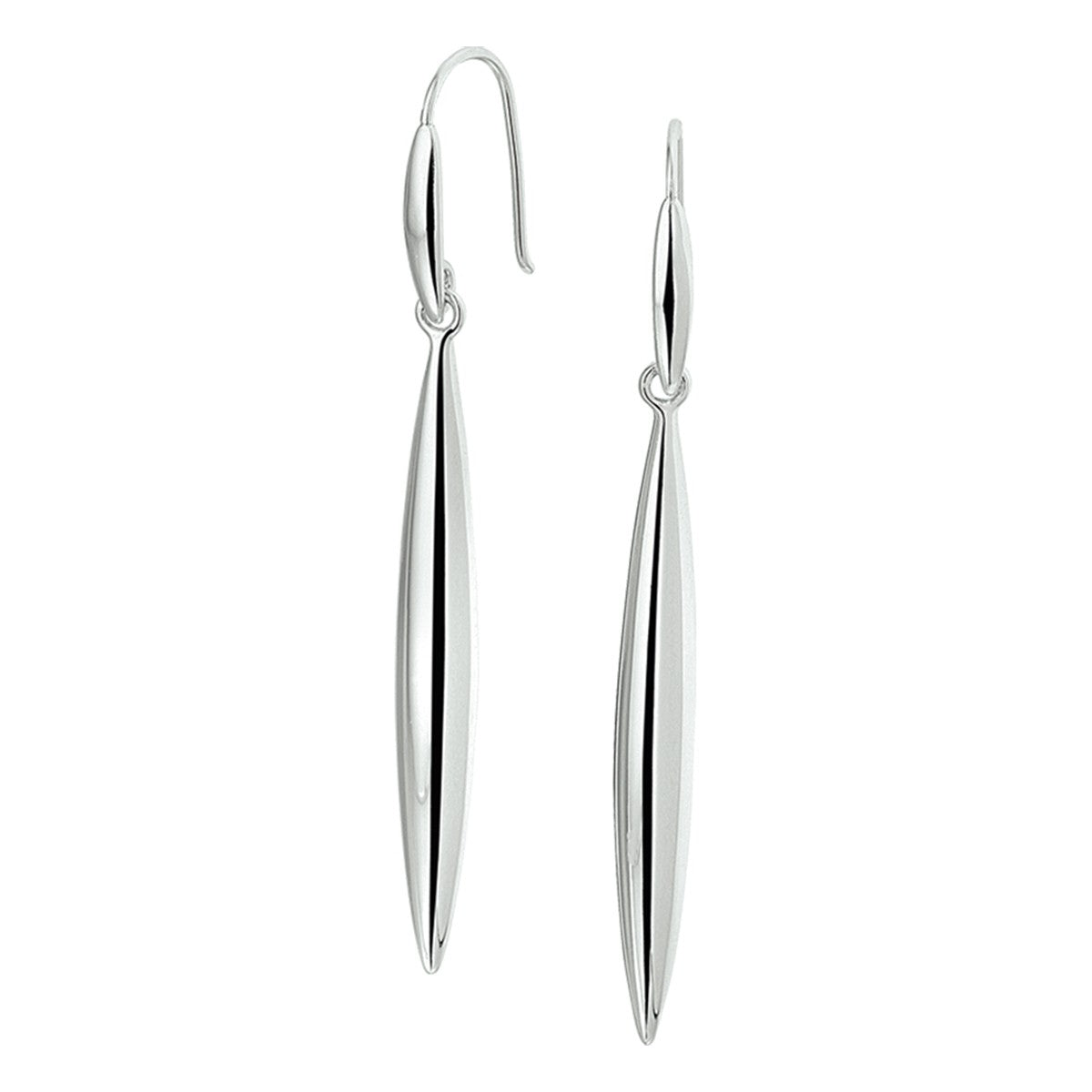 Zilver Gerhodineerd Oorhangers Franse Haak 1321091 - PansiteNederland.nl