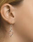 Zilver Gerhodineerd Oorhangers Franse Haak 1321154 - PansiteNederland.nl