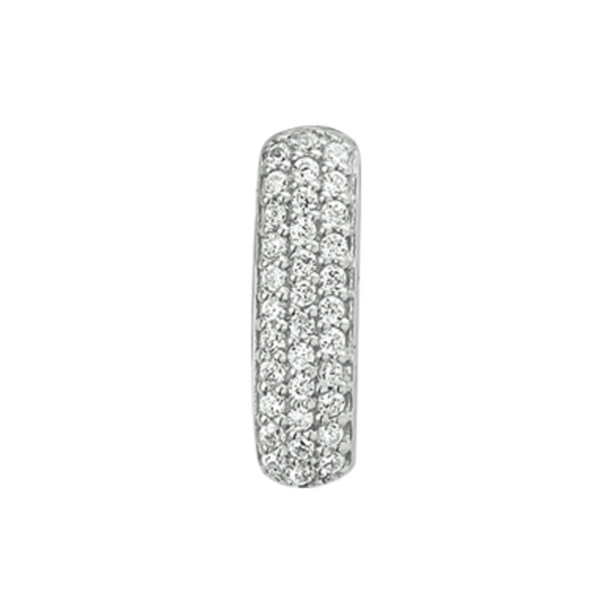 zilver gerhodineerd hanger zirkonia 1321221 - PansiteNederland.nl
