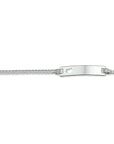 graveerarmband gourmette plaat 4,2 mm zilver gerhodineerd - PansiteNederland.nl