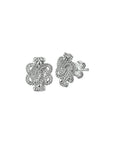 Zilver Gerhodineerd Oorknoppen Surinaamse Mattenklopper 1321355 - PansiteNederland.nl