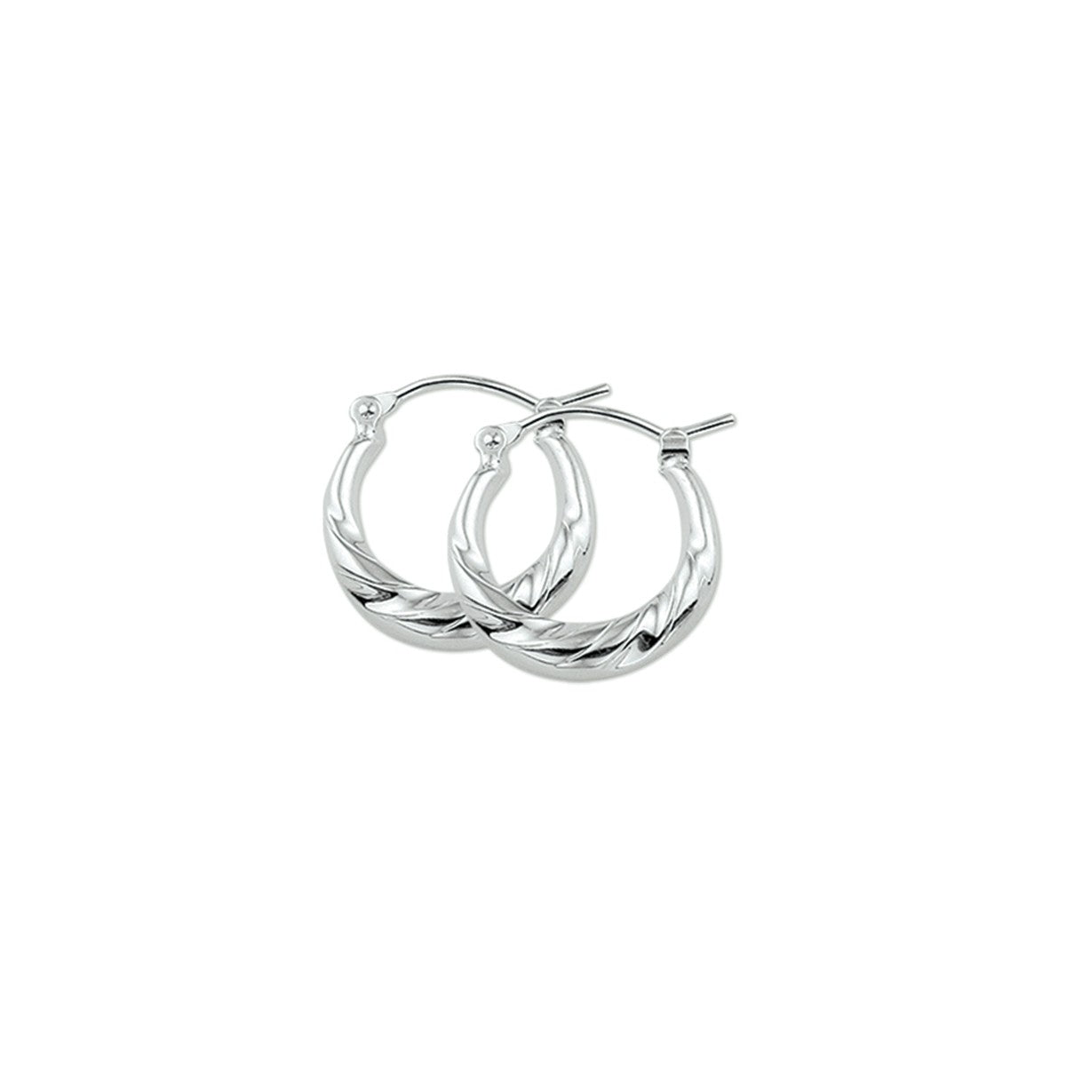 Zilver Gerhodineerd Oorringen 1321920 - PansiteNederland.nl