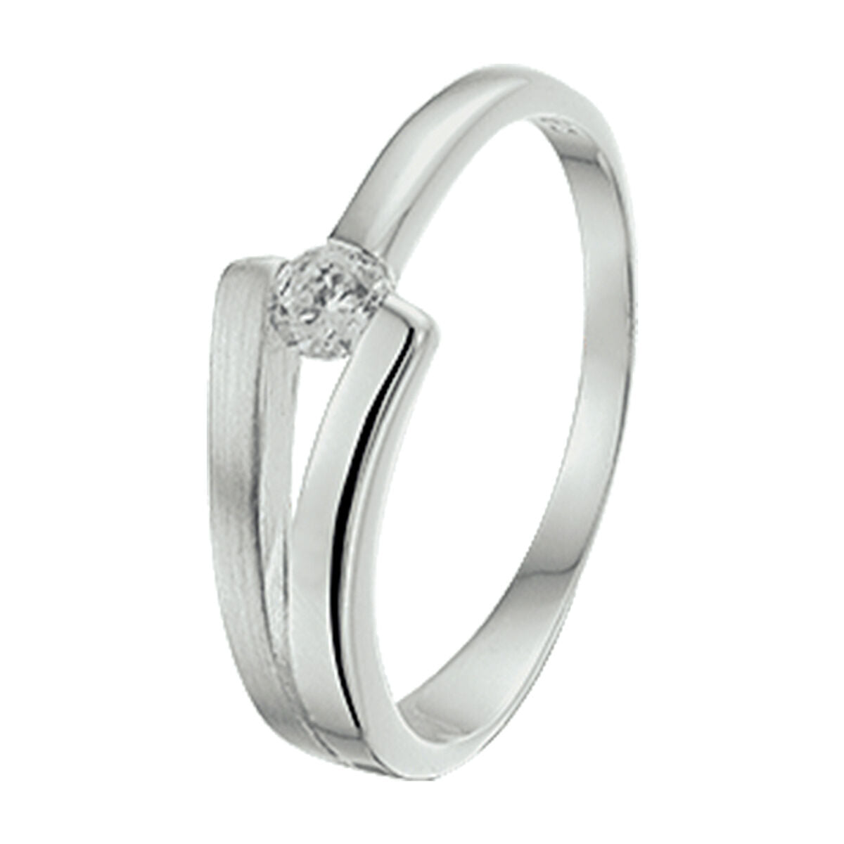 Fantasy Collection Zilveren Ring zirkonia poli-mat - PSN1322245