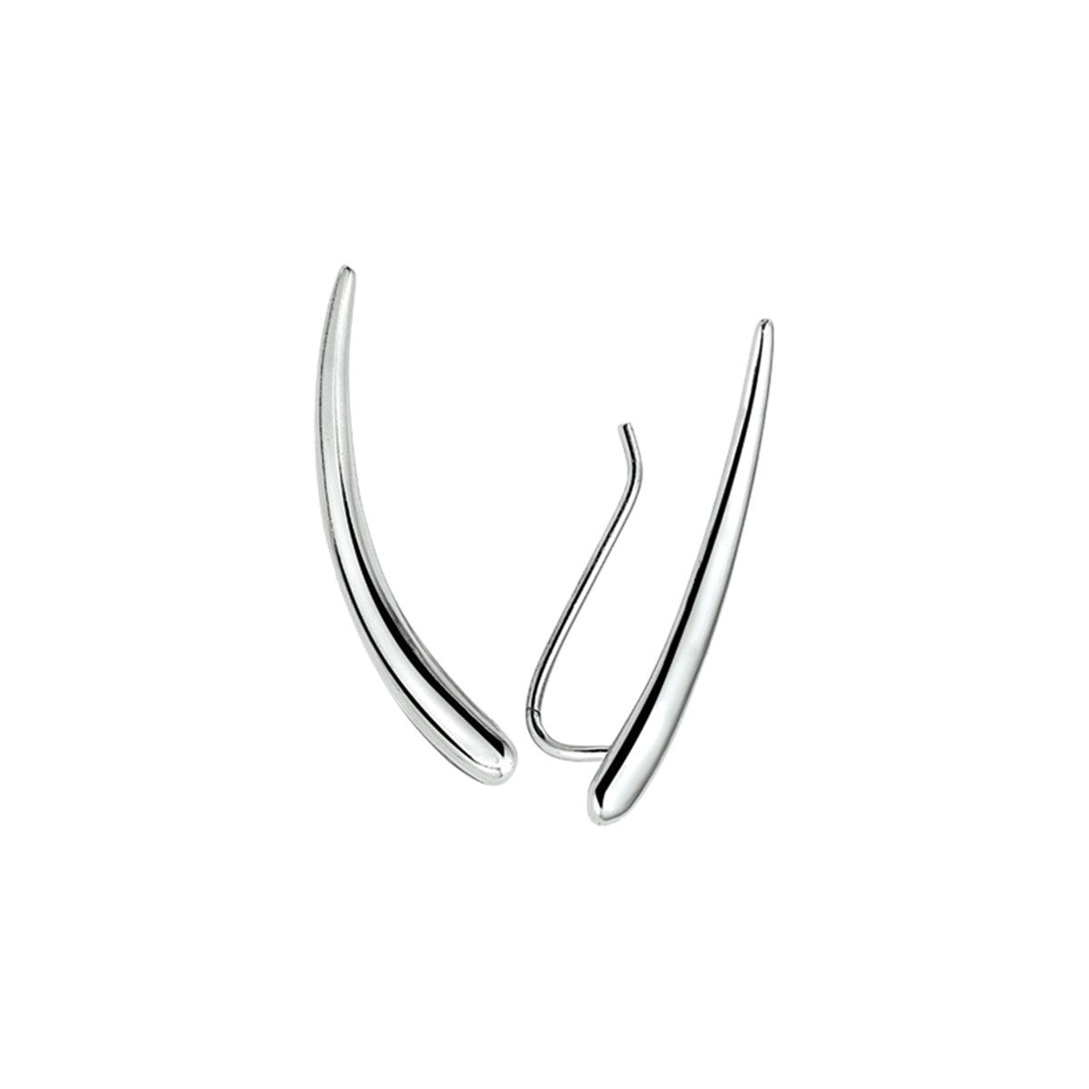 Zilver Gerhodineerd Oorschuiven 1322462 - PansiteNederland.nl