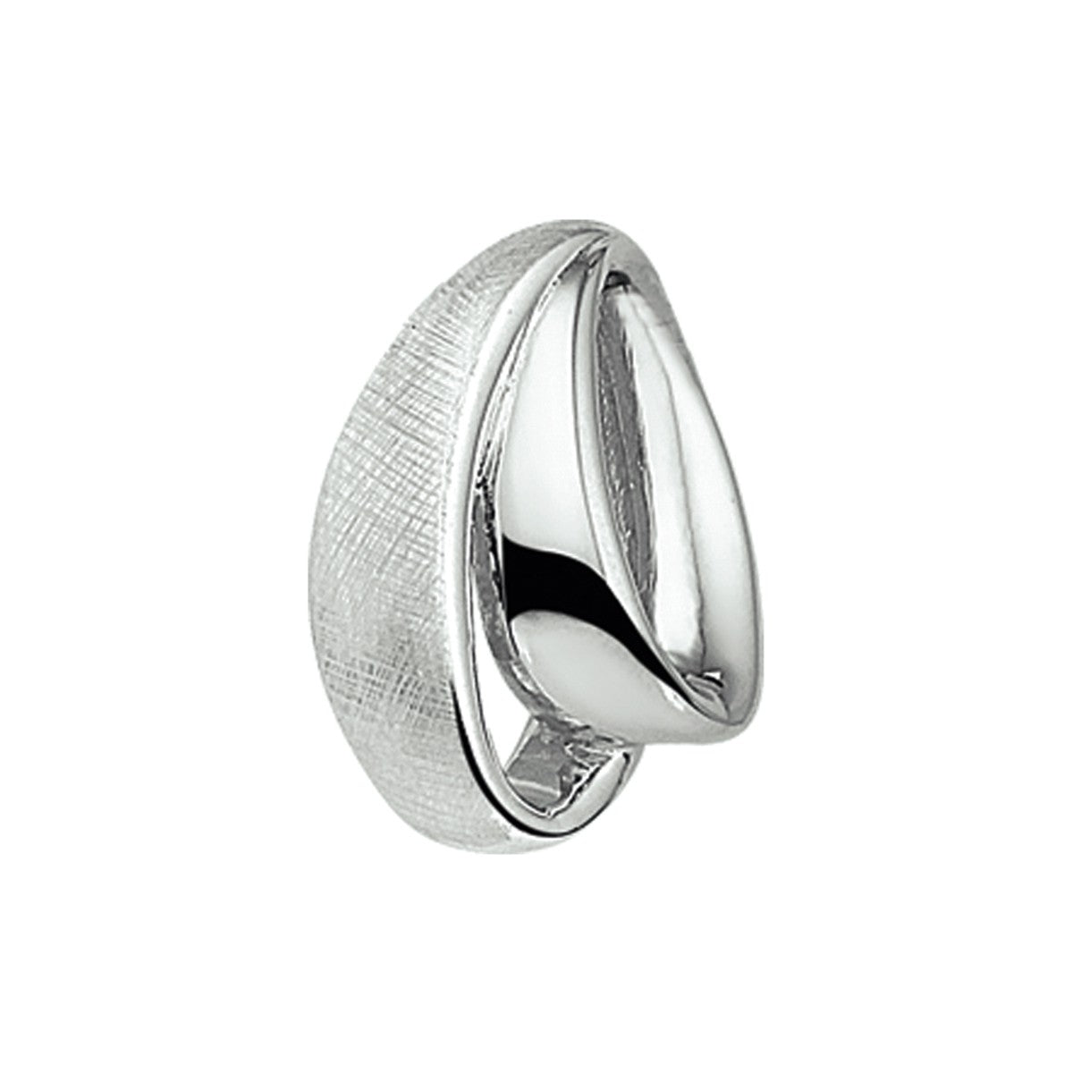 zilver gerhodineerd hanger gescratcht 1322603 - PansiteNederland.nl