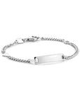 Zilveren graveerarmband gourmet plaat 4,2 mm 11 - 13 cm 1322794