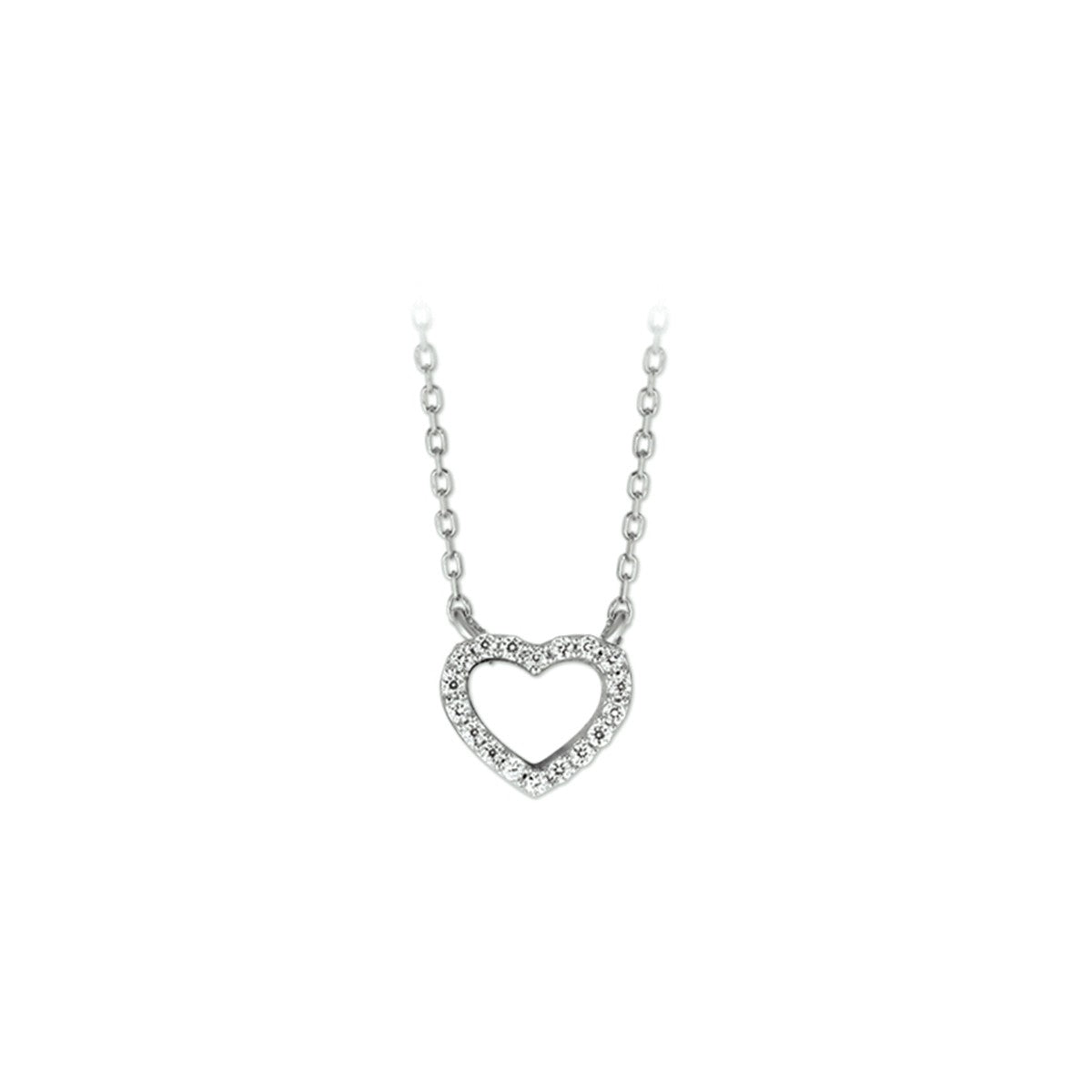 Fantasy Collection Collier hart zirkonia 1,0 mm 40 + 4 cm - PSN1322370