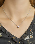 zilver gerhodineerd collier zirkonia 1,7 mm 41 + 4 cm 1322817