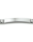 Zilver Gerhodineerd Graveerarmband gourmet 20 cm plaat 6 mm - PSN1322833