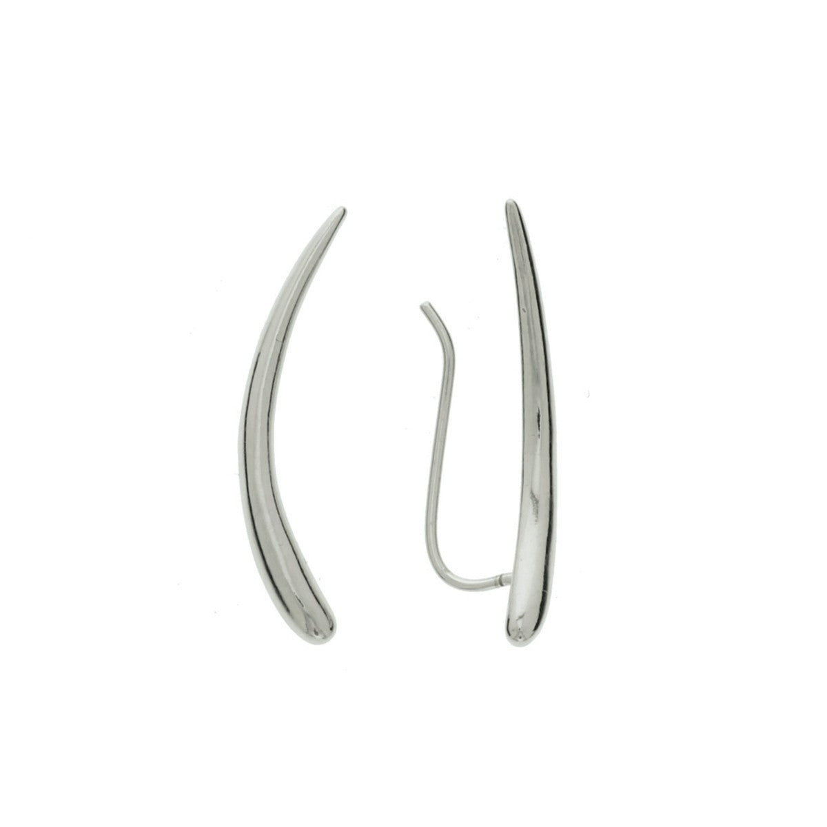 Zilver Gerhodineerd Oorschuiven 1322931 - PansiteNederland.nl