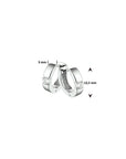 Klapoorringen zirkonia - PSN1322938