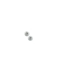 Zilveren Gerhodineerde  Oorknoppen zirkonia 3mm - PSN1323070