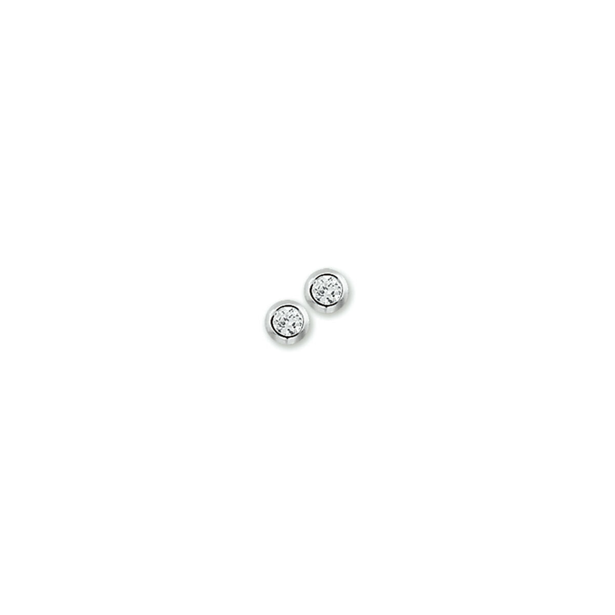 Zilveren Oorknoppen zirkonia - PSN1323079