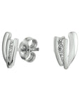 Zilver Gerhodineerd Oorknoppen Zirkonia 1323126 - PansiteNederland.nl