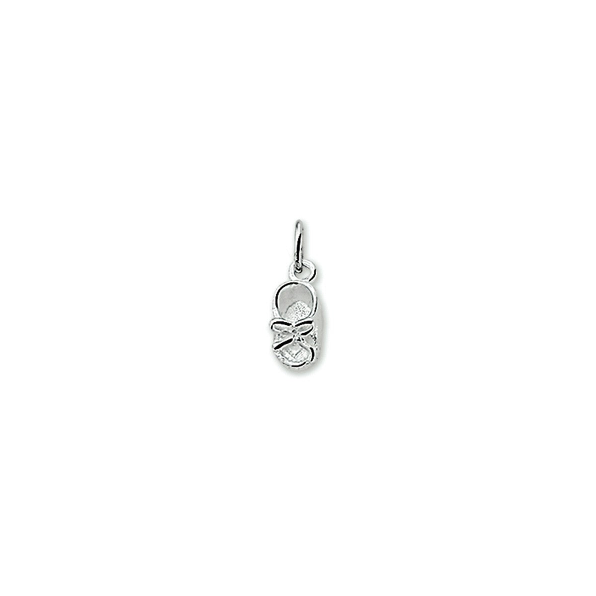 Zilver Gerhodineerd Hanger babyschoen - PSN1323149