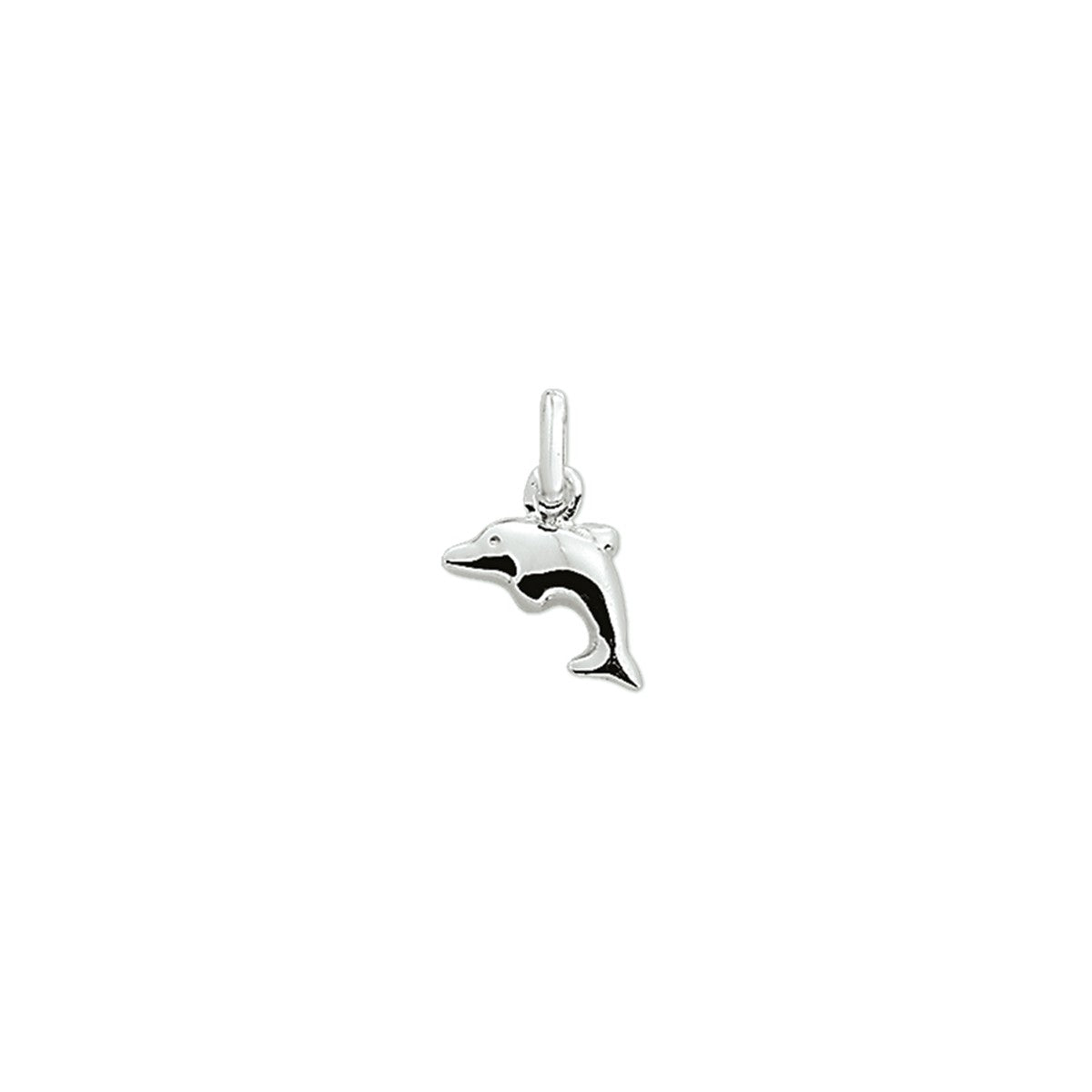 Zilveren Gerhodineerde Hanger dolfijn - PSN1323151