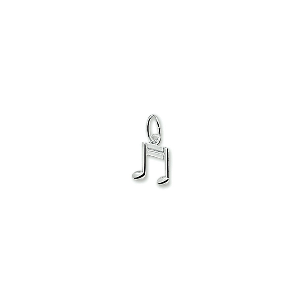 zilver gerhodineerd hanger muzieknoot 1323155 - PansiteNederland.nl