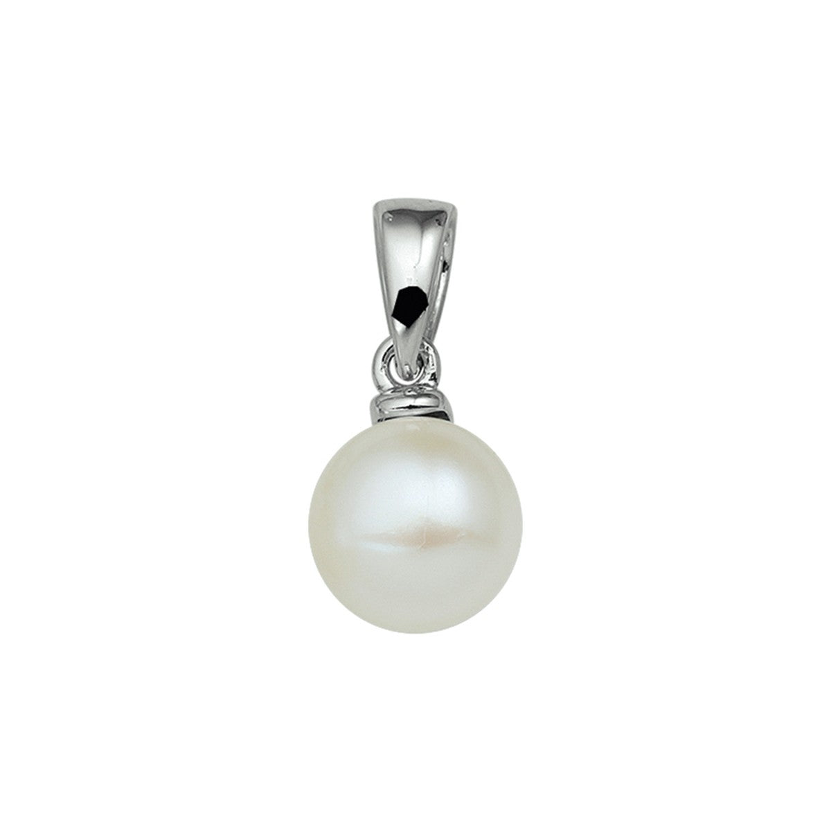 zilver gerhodineerd hanger parel 1323316 - PansiteNederland.nl