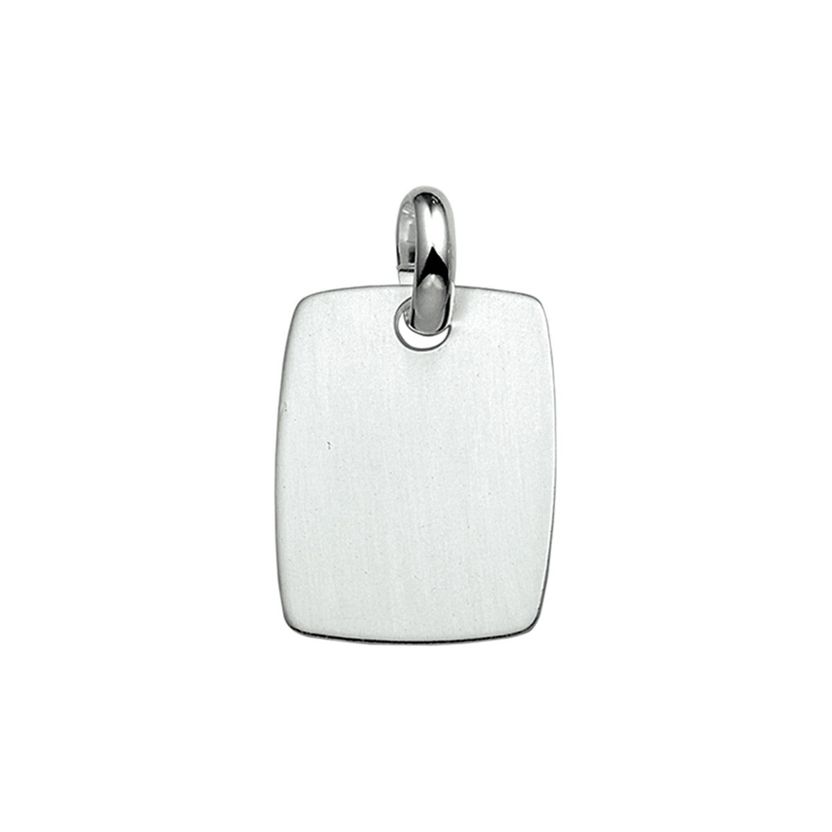 zilver gerhodineerd graveerhanger poli/mat 1323342 - PansiteNederland.nl