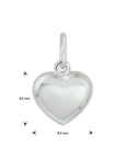 Zilveren hanger hart 1323387 - PansiteNederland.nl