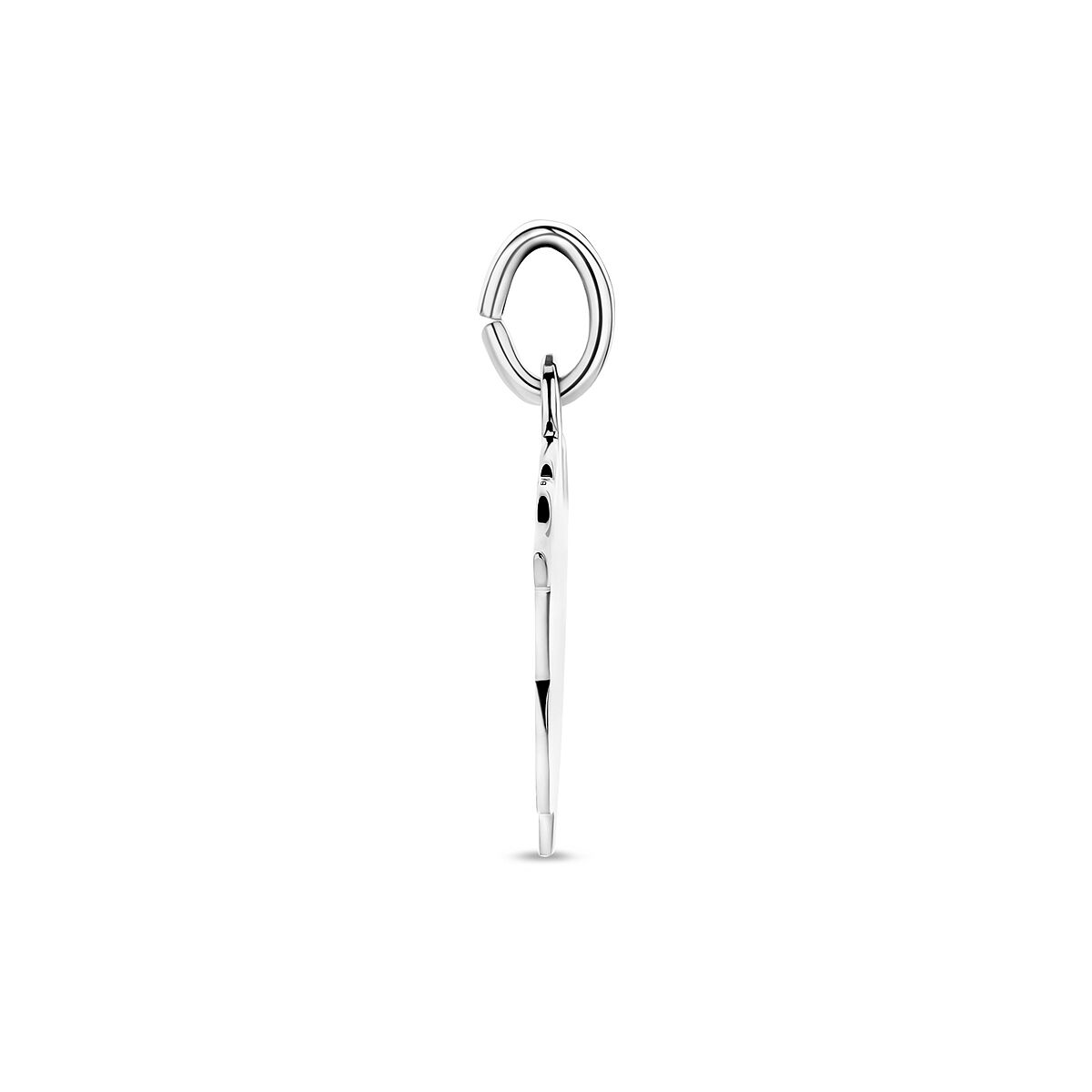 Hanger jongen 15 mm zilver