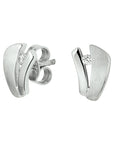 Zilver Gerhodineerd Oorknoppen Zirkonia 1323855 - PansiteNederland.nl