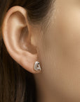 Zilver Gerhodineerd Oorknoppen Zirkonia 1323855 - PansiteNederland.nl