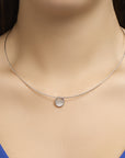 zilver gerhodineerd collier gescratcht 45 cm 1324205
