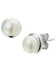 Zilver Gerhodineerd Oorknoppen Parel 1324321 - PansiteNederland.nl