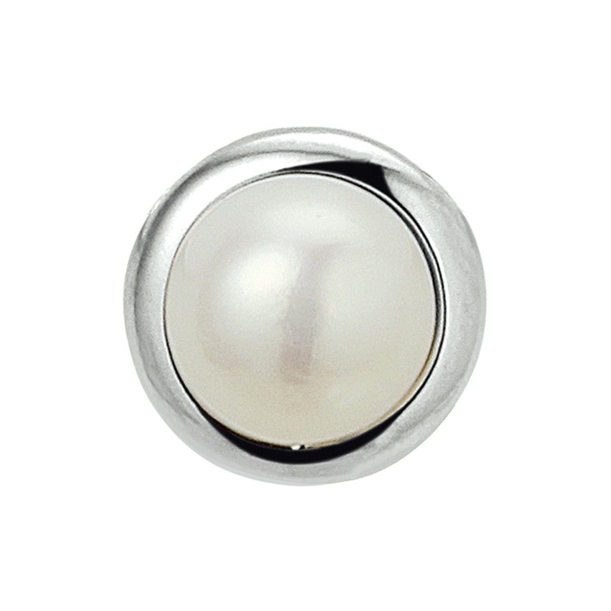 zilver gerhodineerd hanger parel 1324323 - PansiteNederland.nl