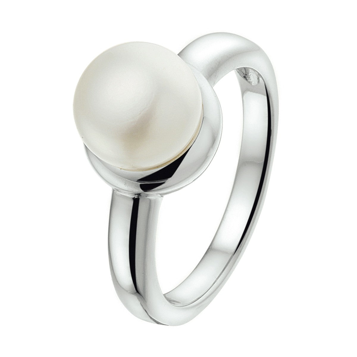 Gerhodineerd Zilver Ring Parel 1324324 - PansiteNederland.nl