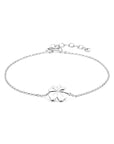 Zilver Gerhodineerd Armband Klaver 17 + 3 Cm 1324422 - PansiteNederland.nl