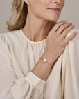 Zilver Gerhodineerd Armband Klaver 17 + 3 Cm 1324422 - PansiteNederland.nl