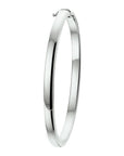 bangle scharnier 4 mm bolle buis zilver gerhodineerd