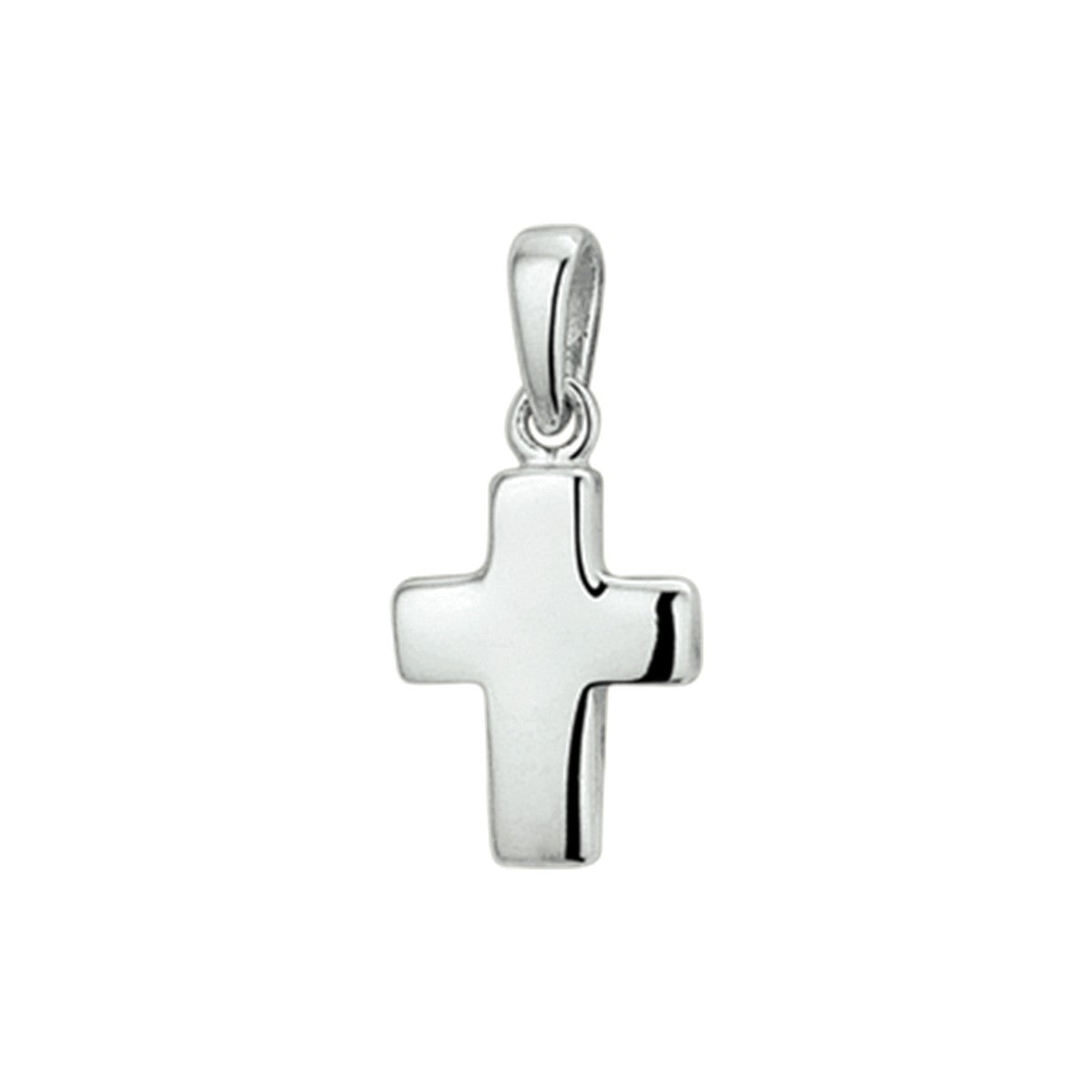 zilver gerhodineerd hanger kruis 1324539 - PansiteNederland.nl