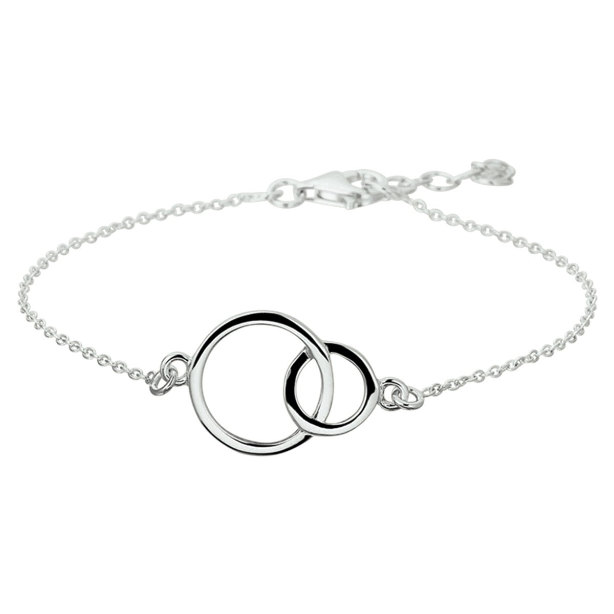 Zilver Gerhodineerd Armband Rondjes 16 + 3 Cm 1324553 - PansiteNederland.nl
