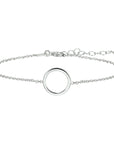 Zilver Gerhodineerd Armband Rondje 1,3 Mm 16 + 3 Cm 1324640