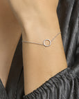 Zilver Gerhodineerd Armband Rondje 1,3 Mm 16 + 3 Cm 1324640