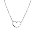 zilver gerhodineerd collier hart 1,5 mm 41 + 5 cm 1324660