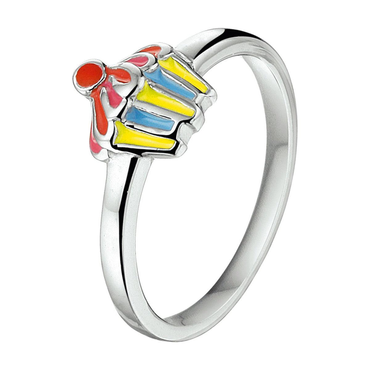 Gerhodineerd Zilver Ring Cupcake 1324754 - PansiteNederland.nl