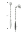 Zilver Gerhodineerd Oorhangers 1324835 - PansiteNederland.nl