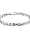 vossestaart 6,0 mm zilver gerhodineerd