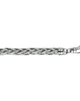 vossestaart 6,0 mm zilver gerhodineerd