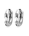 Zilver Gerhodineerd Klapoorringen Vlak 1325053 - PansiteNederland.nl
