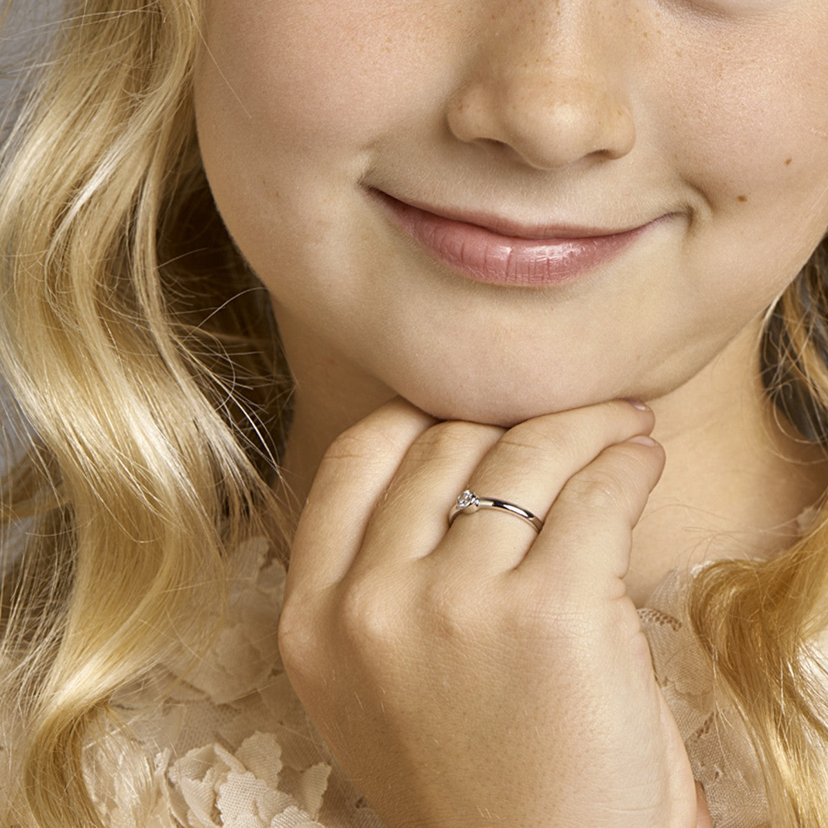 Gerhodineerd Zilver Ring Met Zirkonia 1325116 - PansiteNederland.nl