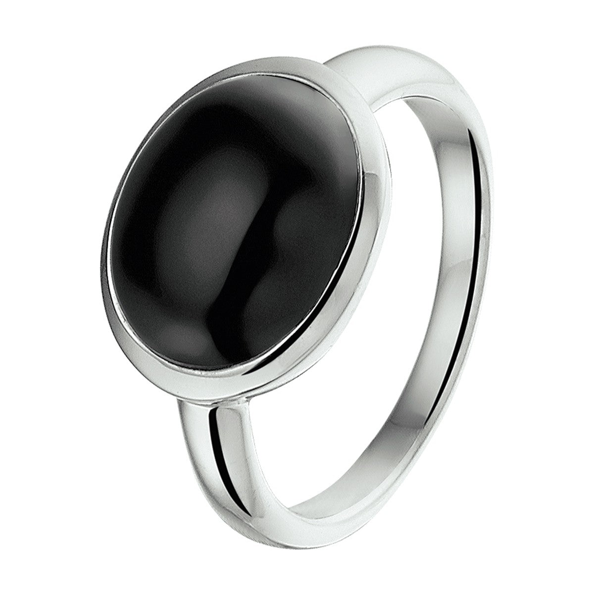 Gerhodineerd Zilver Ring Onyx 1325342 - PansiteNederland.nl