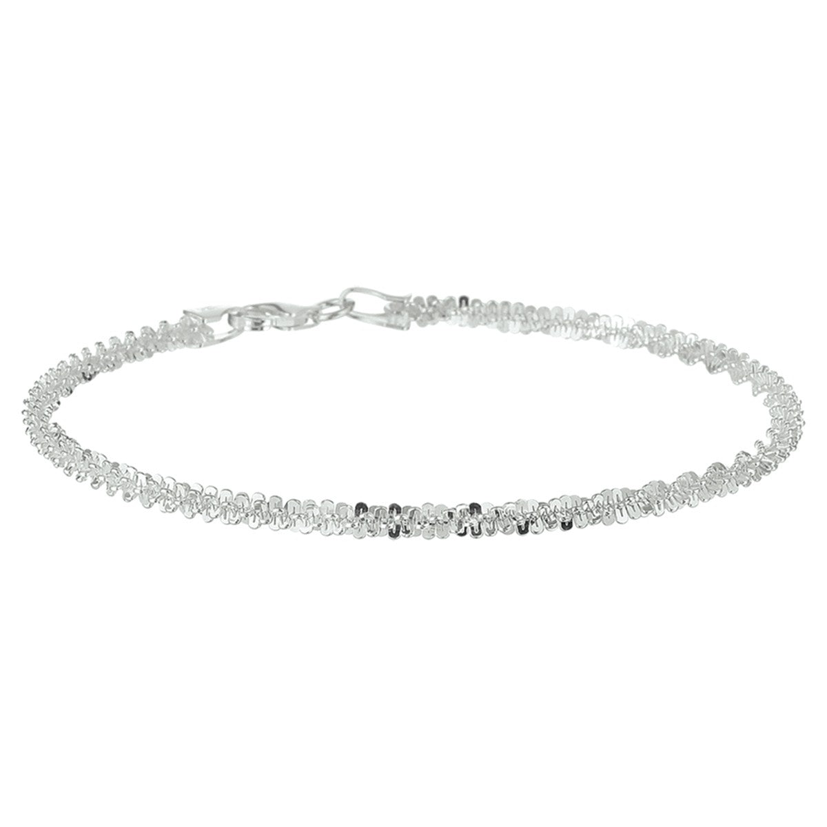 Zilver Gerhodineerd Armband Fantasie 3,0 mm 1325540 - PansiteNederland.nl
